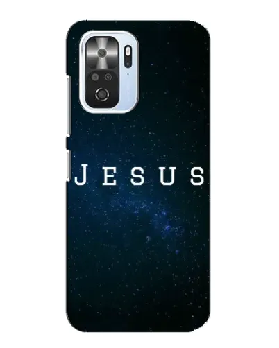 Чехол для Xiaomi POCO F3 с картинкой «Звездное небо Jesus»