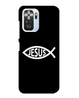 Чехол для Xiaomi POCO F3 с картинкой «Классический Jesus»