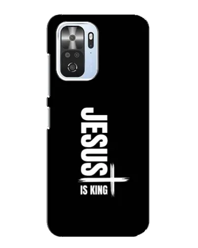 Чехол для Xiaomi POCO F3 с картинкой «Вертикаль веры Jesus»