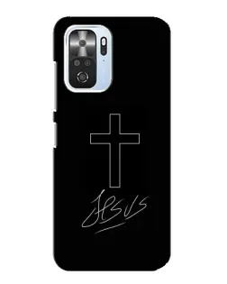 Чехол для Xiaomi POCO F3 с картинкой «Графический крест Jesus» Чехол для Xiaomi POCO F3 с картинкой «Графический крест Jesus»