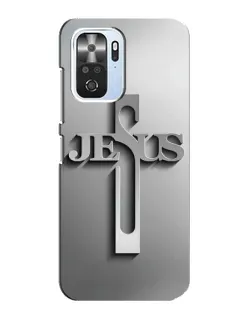 Чехол для Xiaomi POCO F3 с картинкой «Металлический крест Jesus» Чехол для Xiaomi POCO F3 с картинкой «Металлический крест Jesus»