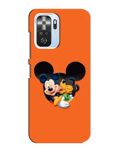 Чехол для Xiaomi POCO F3 с картинкой «Сердце Микки Минни»