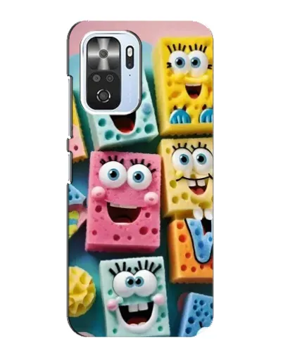 Чехол для Xiaomi POCO F3 с картинкой «Цветные губки»