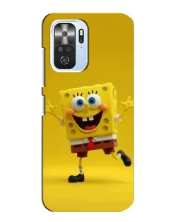 Чехол для Xiaomi POCO F3 с картинкой «Позитивный Губка Боб»