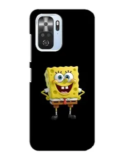 Чехол для Xiaomi POCO F3 с картинкой «Классический Губка Боб»