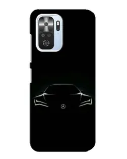 Чехол для Xiaomi POCO F3 с картинкой «Mercedes — силуэт авто» Чехол для Xiaomi POCO F3 с картинкой «Mercedes — силуэт авто»
