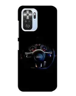 Чохол для Xiaomi POCO F3 з картинкою «Салон Audi — кермо» Чохол для Xiaomi POCO F3 з картинкою «Салон Audi — кермо»