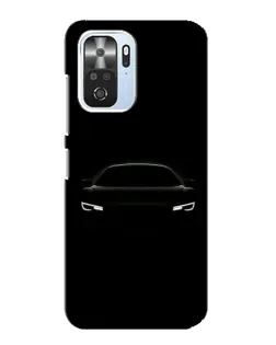 Чехол для Xiaomi POCO F3 с картинкой «Взгляд Audi в темноте»