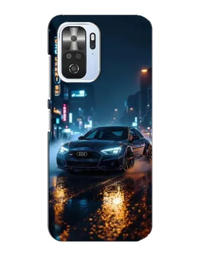 Чехол для Xiaomi POCO F3 с картинкой «Ночной город и Audi» Чехол для Xiaomi POCO F3 с картинкой «Ночной город и Audi»