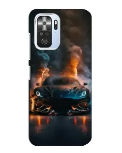 Чохол для Xiaomi POCO F3 з картинкою «Lamborghini димна естетика»