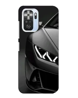Чохол для Xiaomi POCO F3 з картинкою «Lamborghini фари деталізація»
