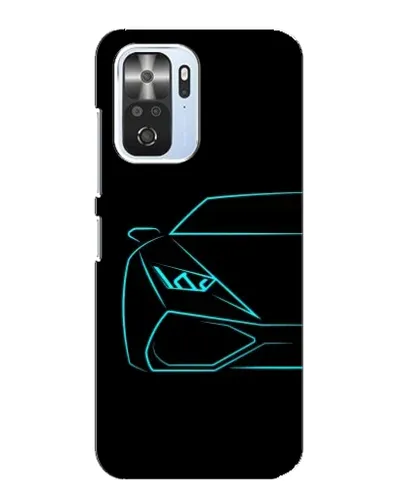 Чохол для Xiaomi POCO F3 з картинкою «Блакитний силует Lamborghini» Чохол для Xiaomi POCO F3 з картинкою «Блакитний силует Lamborghini»