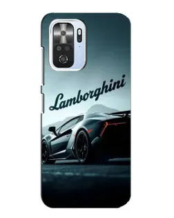 Чохол для Xiaomi POCO F3 з картинкою «Класичний Lamborghini надпис»