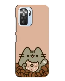 Чохол для Xiaomi POCO F3 з картинкою «Кавовий Пушин» Чохол для Xiaomi POCO F3 з картинкою «Кавовий Пушин»