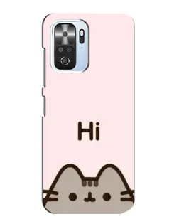 Чохол для Xiaomi POCO F3 з картинкою «Пушин каже Hi» Чохол для Xiaomi POCO F3 з картинкою «Пушин каже Hi»