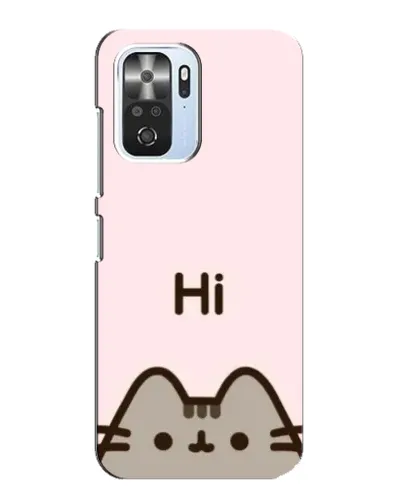 Чехол для Xiaomi POCO F3 с картинкой «Пушин говорит Hi» Чехол для Xiaomi POCO F3 с картинкой «Пушин говорит Hi»