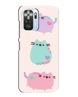 Чохол для Xiaomi POCO F3 з картинкою «Pusheen тріо» Чохол для Xiaomi POCO F3 з картинкою «Pusheen тріо»