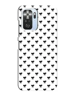 Чехол для Xiaomi POCO F3 с картинкой «Мини-бантики»