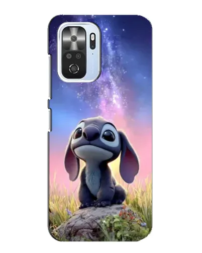 Чехол для Xiaomi POCO F3 с картинкой «Стич на рассвете»