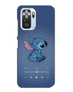 Чехол для Xiaomi POCO F3 с картинкой «Музыкальный Stitch»