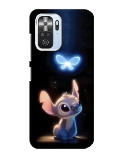 Чехол для Xiaomi POCO F3 с картинкой «Сияющий Стич»