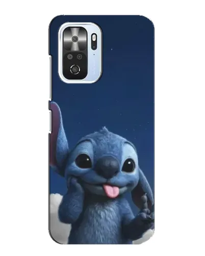 Чехол для Xiaomi POCO F3 с картинкой «Стич в облаках»