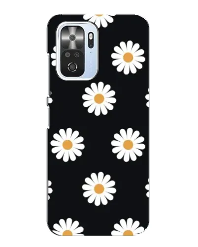 Чехол для Xiaomi POCO F3 с картинкой «Ромашки на черном» Чехол для Xiaomi POCO F3 с картинкой «Ромашки на черном»