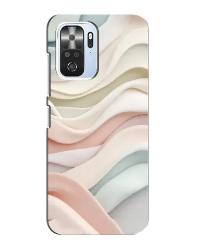Чехол для Xiaomi POCO F3 с картинкой «Пастельные нежные волны»