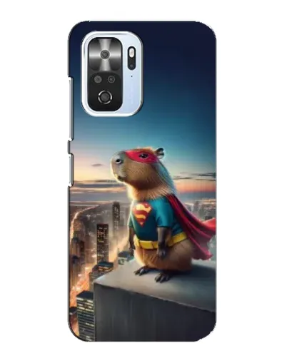 Чехол для Xiaomi POCO F3 с картинкой «Капи-мен супергерой»