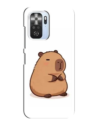 Чехол для Xiaomi POCO F3 с картинкой «Толстенькая капибара»