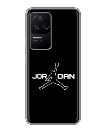 Чехол для Xiaomi POCO F4 (5G) с картинкой «Nike Pink Swirl»
