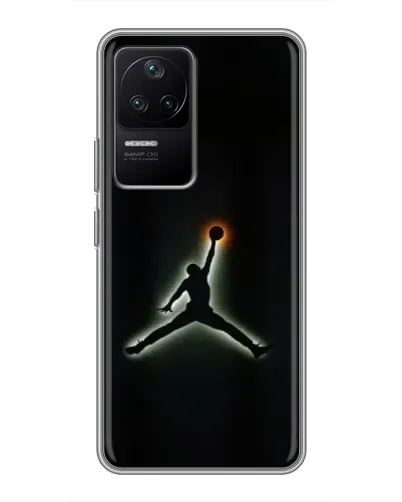 Чехол для Xiaomi POCO F4 (5G) с картинкой «Jordan Gradient Logo»