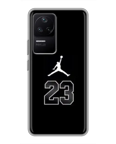 Чехол для Xiaomi POCO F4 (5G) с картинкой «Jordan Flight 23»