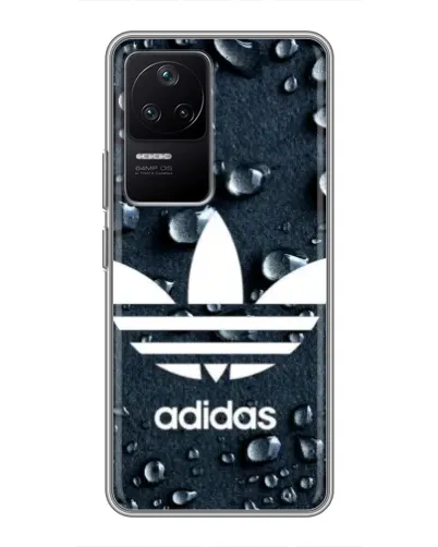 Чехол для Xiaomi POCO F4 (5G) с картинкой «Adidas Trefoil Blue» Чехол для Xiaomi POCO F4 (5G) с картинкой «Adidas Trefoil Blue»