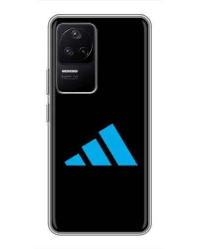 Чехол для Xiaomi POCO F4 (5G) с картинкой «Adidas Cyan Logo» Чехол для Xiaomi POCO F4 (5G) с картинкой «Adidas Cyan Logo»