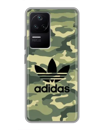 Чехол для Xiaomi POCO F4 (5G) с картинкой «Милитари стиль Adidas» Чехол для Xiaomi POCO F4 (5G) с картинкой «Милитари стиль Adidas»