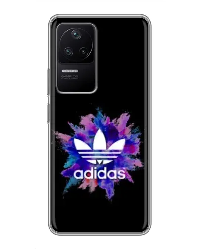 Чехол для Xiaomi POCO F4 (5G) с картинкой «Взрыв красок Adidas» Чехол для Xiaomi POCO F4 (5G) с картинкой «Взрыв красок Adidas»