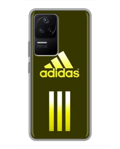 Чехол для Xiaomi POCO F4 (5G) с картинкой «Оливковый градиент Adidas» Чехол для Xiaomi POCO F4 (5G) с картинкой «Оливковый градиент Adidas»