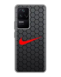 Чехол для Xiaomi POCO F4 (5G) с картинкой «Nike — карбоновая сетка» Чехол для Xiaomi POCO F4 (5G) с картинкой «Nike — карбоновая сетка»