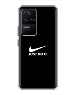 Чехол для Xiaomi POCO F4 (5G) с картинкой «Минимализм от Nike» Чехол для Xiaomi POCO F4 (5G) с картинкой «Минимализм от Nike»