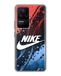 Чехол для Xiaomi POCO F4 (5G) с картинкой «Градиентный принт Найк» Чехол для Xiaomi POCO F4 (5G) с картинкой «Градиентный принт Найк»