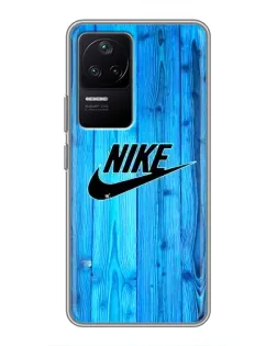 Чехол для Xiaomi POCO F4 (5G) с картинкой «Голубое дерево Nike» Чехол для Xiaomi POCO F4 (5G) с картинкой «Голубое дерево Nike»