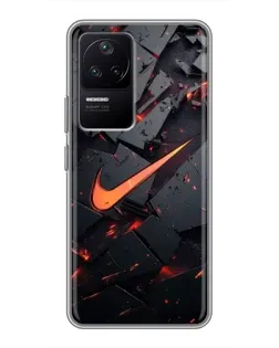 Чехол для Xiaomi POCO F4 (5G) с картинкой «Nike — эффект разломов» Чехол для Xiaomi POCO F4 (5G) с картинкой «Nike — эффект разломов»