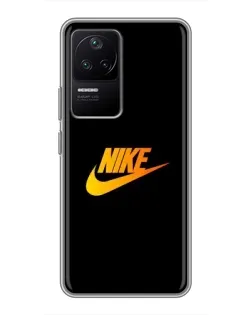 Чехол для Xiaomi POCO F4 (5G) с картинкой «Золотой логотип Nike» Чехол для Xiaomi POCO F4 (5G) с картинкой «Золотой логотип Nike»