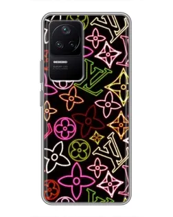Чехол для Xiaomi POCO F4 (5G) с картинкой «Неоновый микс Nike» Чехол для Xiaomi POCO F4 (5G) с картинкой «Неоновый микс Nike»