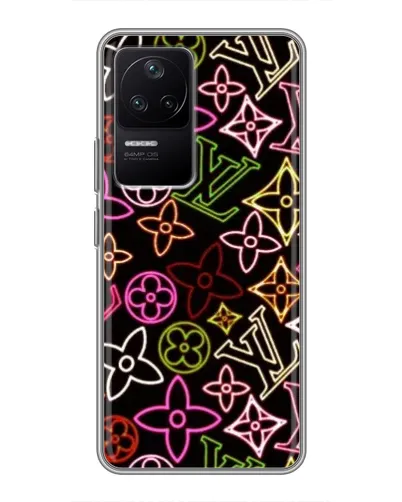 Чехол для Xiaomi POCO F4 (5G) с картинкой «Неоновый микс Nike» Чехол для Xiaomi POCO F4 (5G) с картинкой «Неоновый микс Nike»