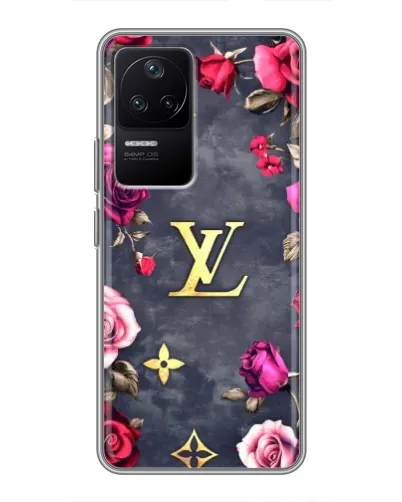 Чехол для Xiaomi POCO F4 (5G) с картинкой «Цветочный Louis Vuitton» Чехол для Xiaomi POCO F4 (5G) с картинкой «Цветочный Louis Vuitton»