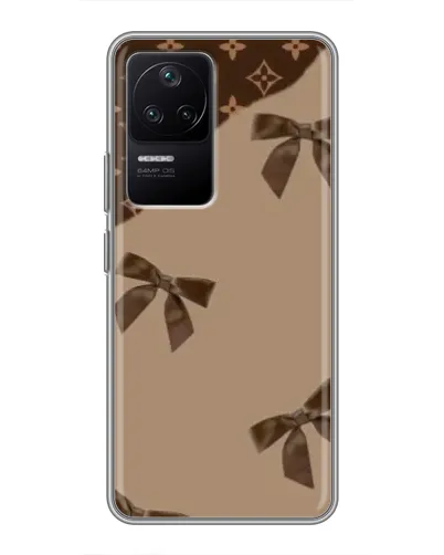 Чехол для Xiaomi POCO F4 (5G) с картинкой «LV — кофейный атлас» Чехол для Xiaomi POCO F4 (5G) с картинкой «LV — кофейный атлас»