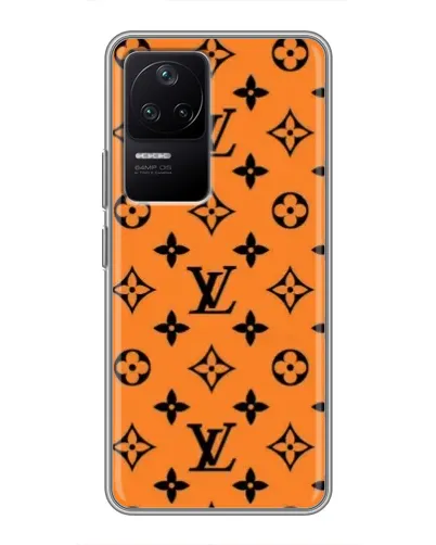 Чехол для Xiaomi POCO F4 (5G) с картинкой «Оранжевый стиль LV» Чехол для Xiaomi POCO F4 (5G) с картинкой «Оранжевый стиль LV»