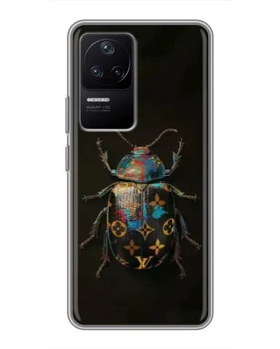 Чехол для Xiaomi POCO F4 (5G) с картинкой «LV — мраморный принт» Чехол для Xiaomi POCO F4 (5G) с картинкой «LV — мраморный принт»
